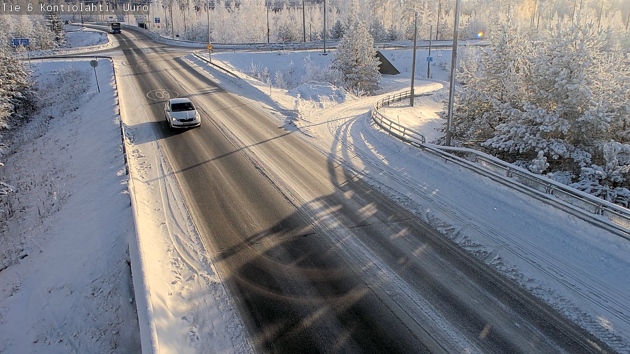 Weather Camera Image Road 6 Kontiolahti, Uuro, Kontiolahti, Pohjois-Karjala