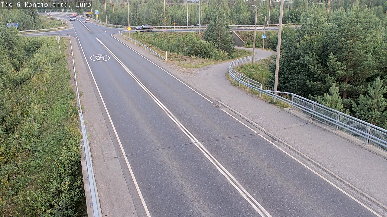 Kelikamerat Kuva Tie 6 Kontiolahti, Uuro, Kontiolahti, Pohjois-Karjala
