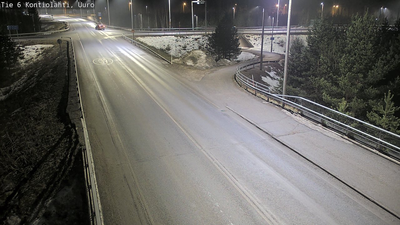 Weather Camera Image Väg 6 Kontiolax, Uuro, Kontiolahti, Pohjois-Karjala