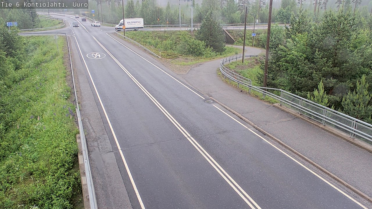 Kelikamerat Kuva Tie 6 Kontiolahti, Uuro, Kontiolahti, Pohjois-Karjala