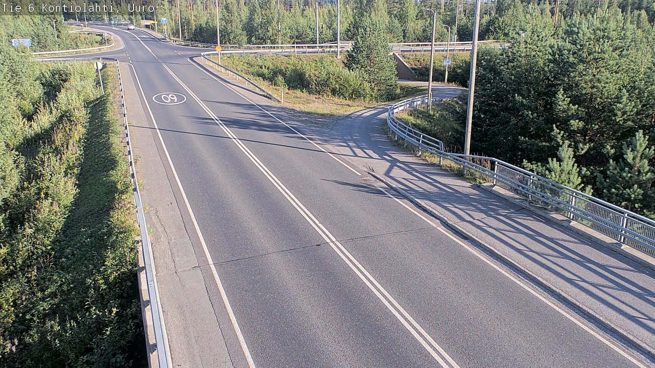 Kelikamerat Kuva Tie 6 Kontiolahti, Uuro, Kontiolahti, Pohjois-Karjala