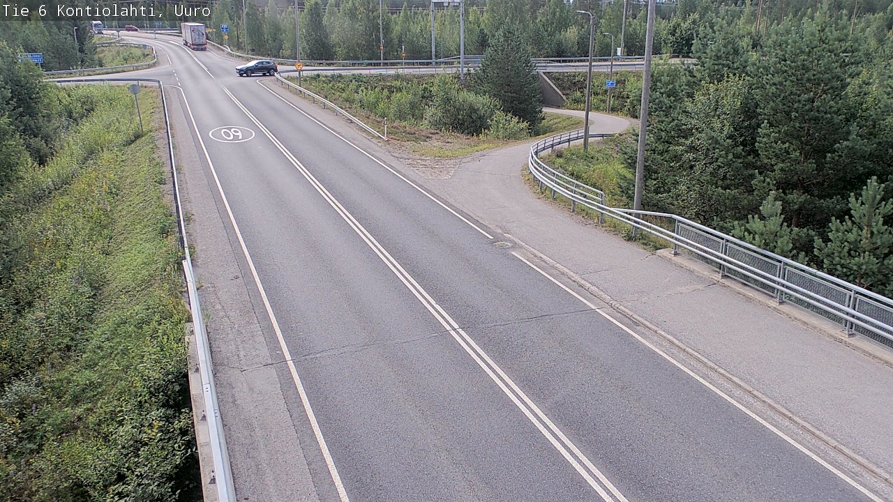 Weather Camera Image Road 6 Kontiolahti, Uuro, Kontiolahti, Pohjois-Karjala