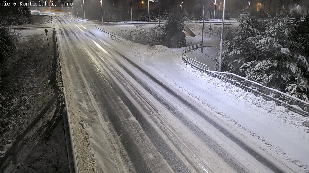 Weather Camera Image Väg 6 Kontiolax, Uuro, Kontiolahti, Pohjois-Karjala