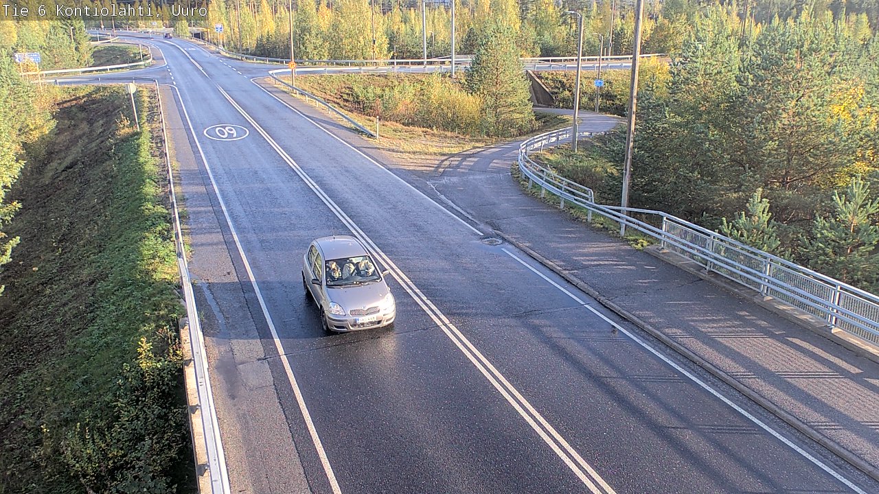 Weather Camera Image Road 6 Kontiolahti, Uuro, Kontiolahti, Pohjois-Karjala