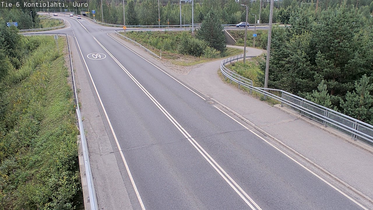 Weather Camera Image Road 6 Kontiolahti, Uuro, Kontiolahti, Pohjois-Karjala