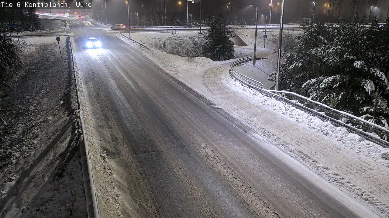 Weather Camera Image Väg 6 Kontiolax, Uuro, Kontiolahti, Pohjois-Karjala