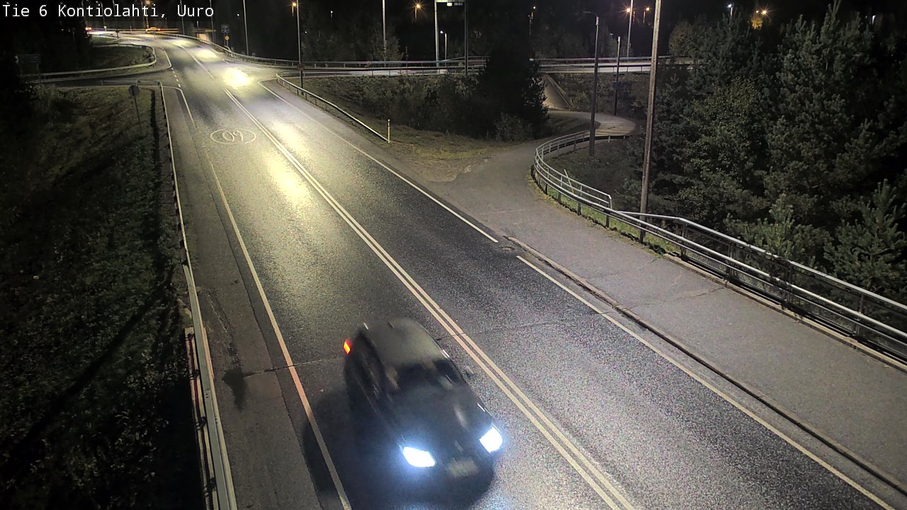 Weather Camera Image Road 6 Kontiolahti, Uuro, Kontiolahti, Pohjois-Karjala
