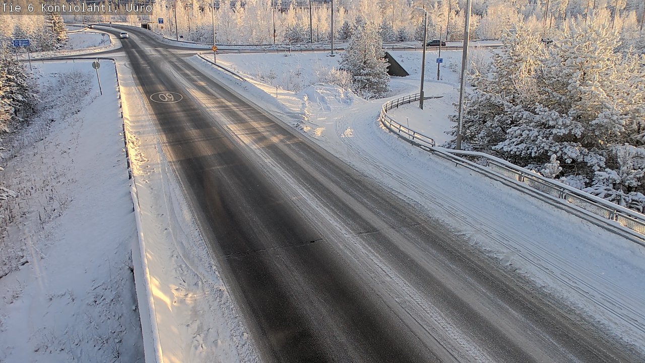 Weather Camera Image Road 6 Kontiolahti, Uuro, Kontiolahti, Pohjois-Karjala