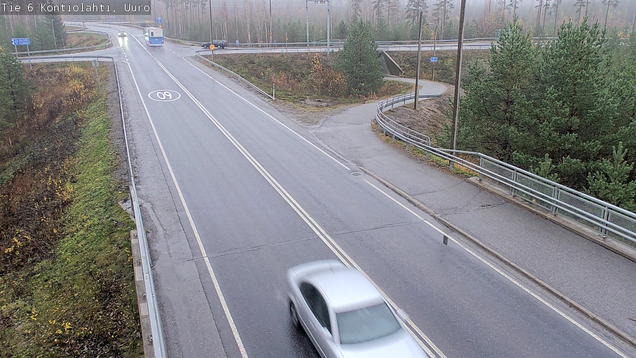 Kelikamerat Kuva Tie 6 Kontiolahti, Uuro, Kontiolahti, Pohjois-Karjala