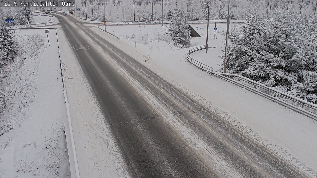 Weather Camera Image Väg 6 Kontiolax, Uuro, Kontiolahti, Pohjois-Karjala