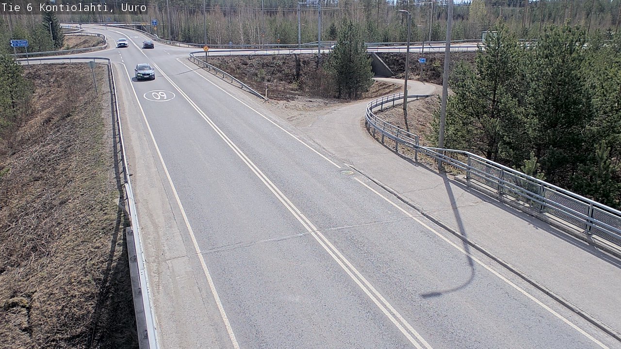 Kelikamerat Kuva Tie 6 Kontiolahti, Uuro, Kontiolahti, Pohjois-Karjala