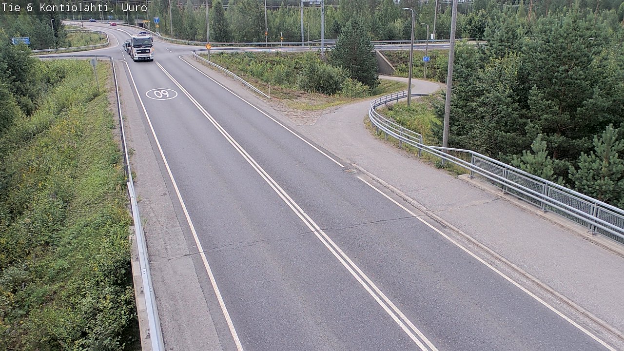 Weather Camera Image Road 6 Kontiolahti, Uuro, Kontiolahti, Pohjois-Karjala