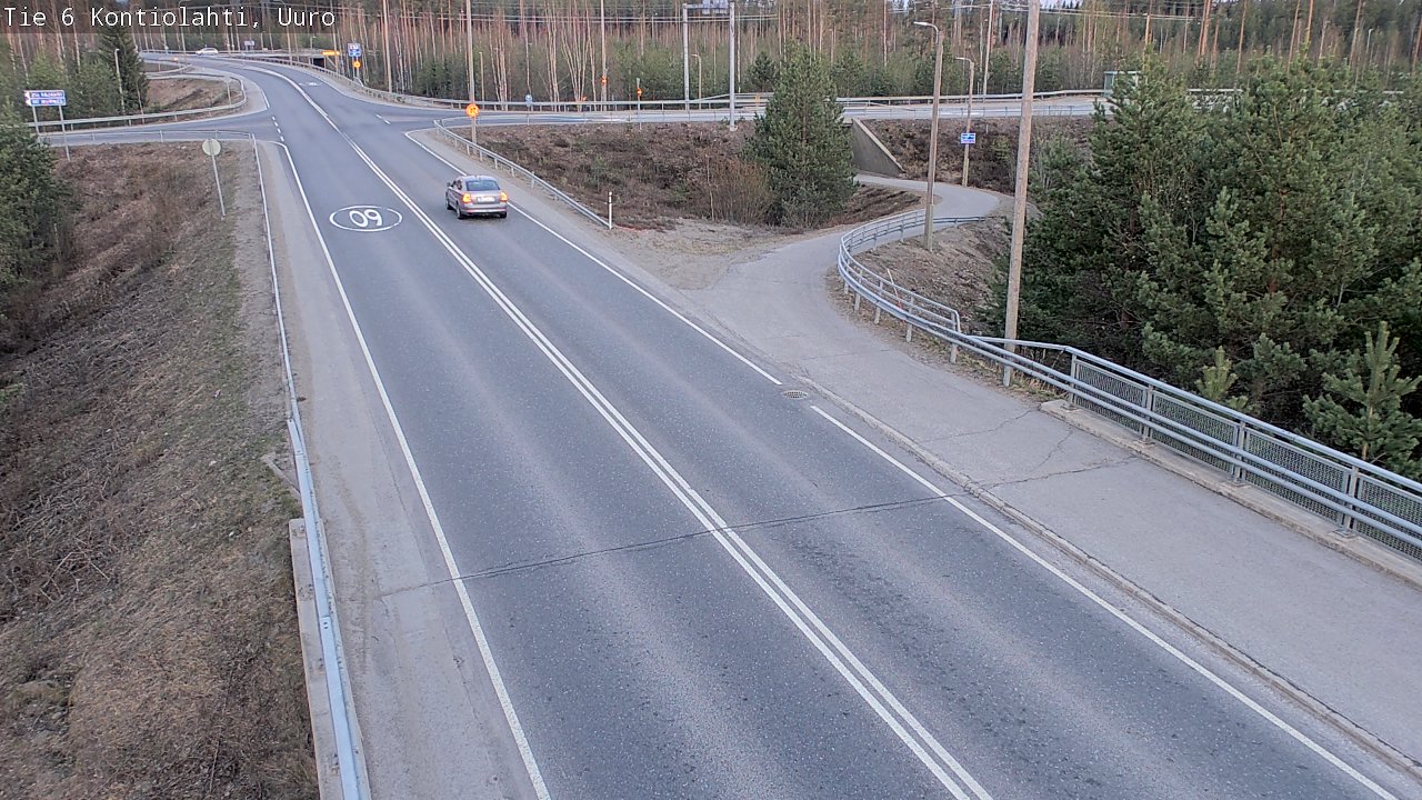 Kelikamerat Kuva Tie 6 Kontiolahti, Uuro, Kontiolahti, Pohjois-Karjala