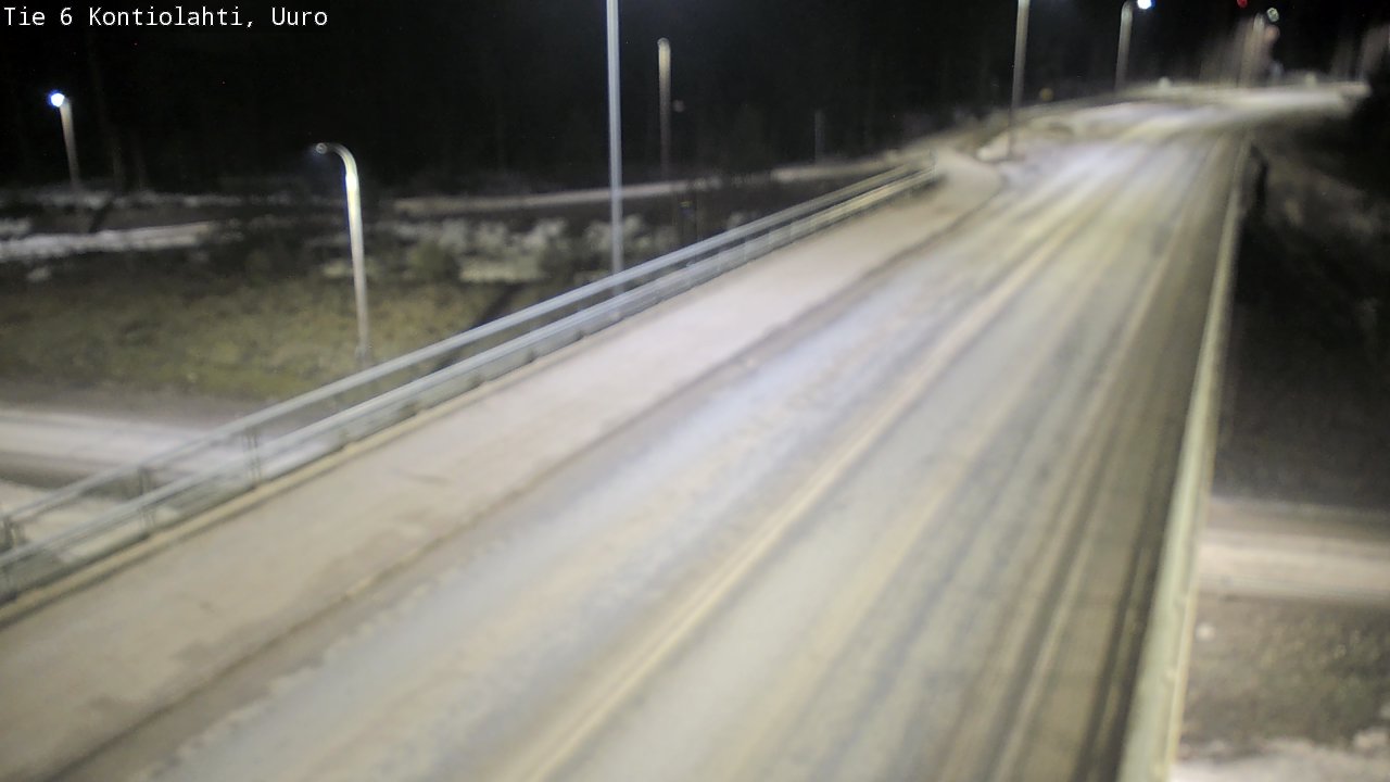 Weather Camera Image Väg 6 Kontiolax, Uuro, Kontiolahti, Pohjois-Karjala