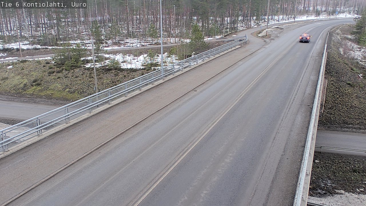 Weather Camera Image Väg 6 Kontiolax, Uuro, Kontiolahti, Pohjois-Karjala