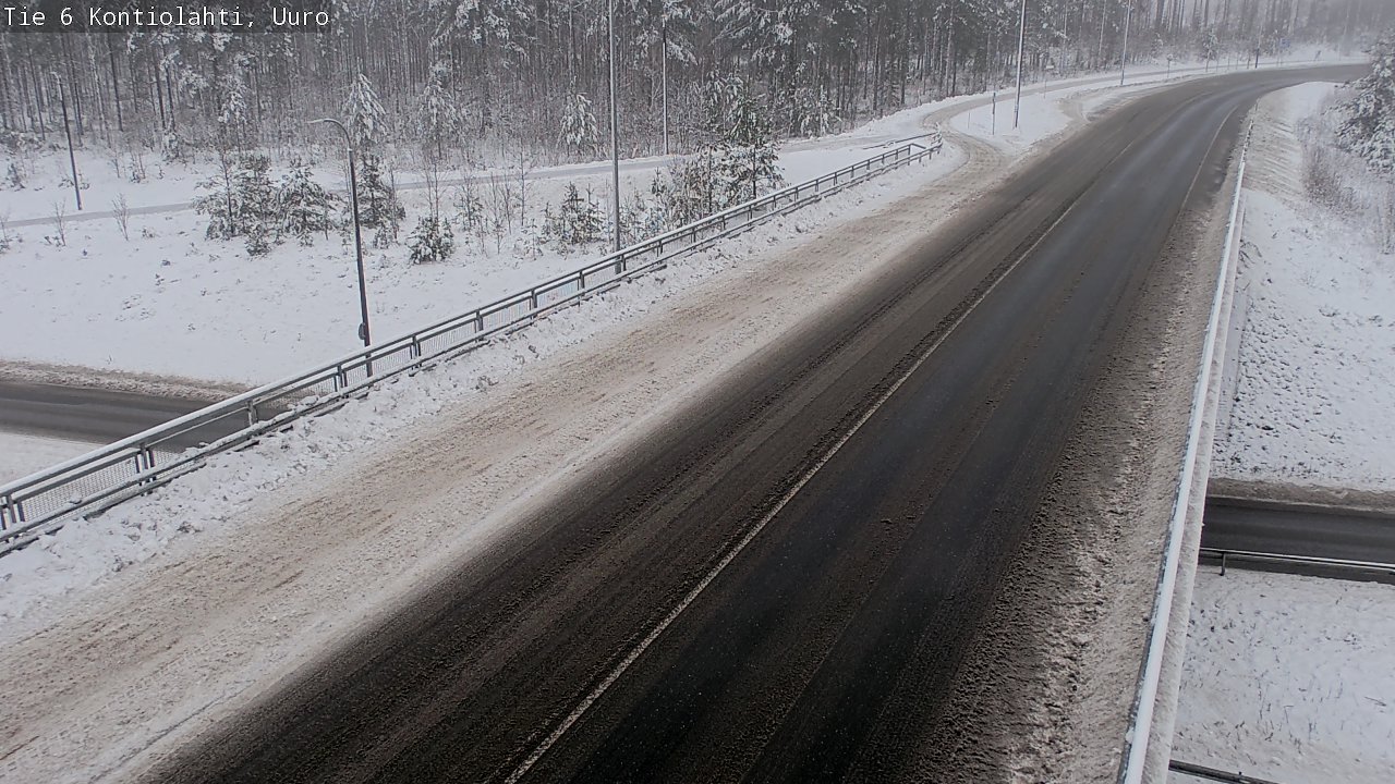 Weather Camera Image Väg 6 Kontiolax, Uuro, Kontiolahti, Pohjois-Karjala