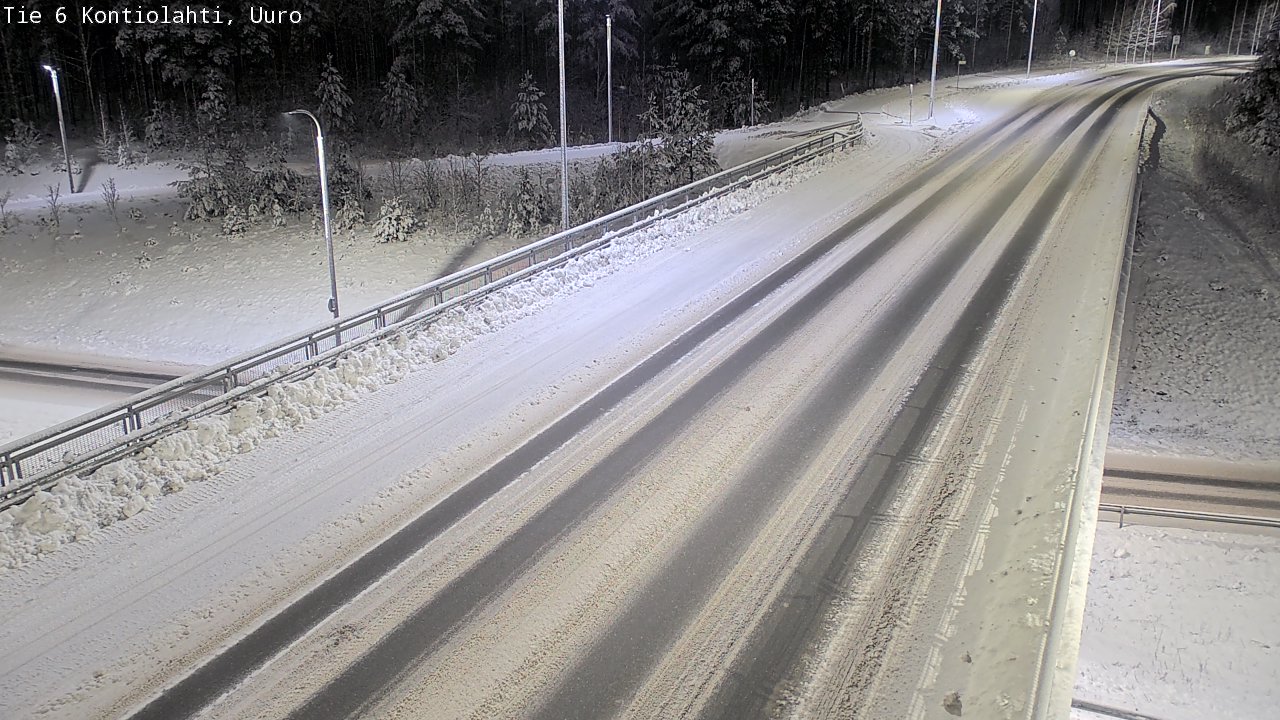 Weather Camera Image Väg 6 Kontiolax, Uuro, Kontiolahti, Pohjois-Karjala