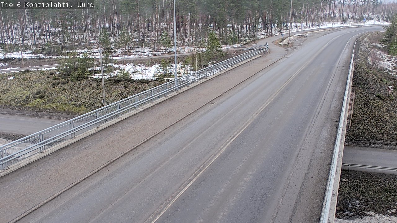 Weather Camera Image Väg 6 Kontiolax, Uuro, Kontiolahti, Pohjois-Karjala