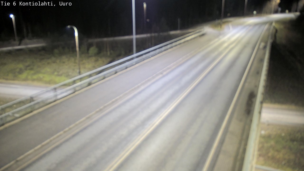 Weather Camera Image Väg 6 Kontiolax, Uuro, Kontiolahti, Pohjois-Karjala