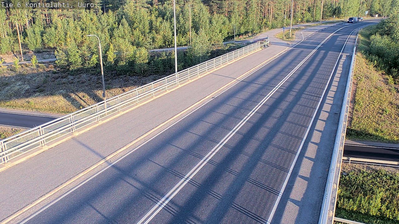 Weather Camera Image Road 6 Kontiolahti, Uuro, Kontiolahti, Pohjois-Karjala