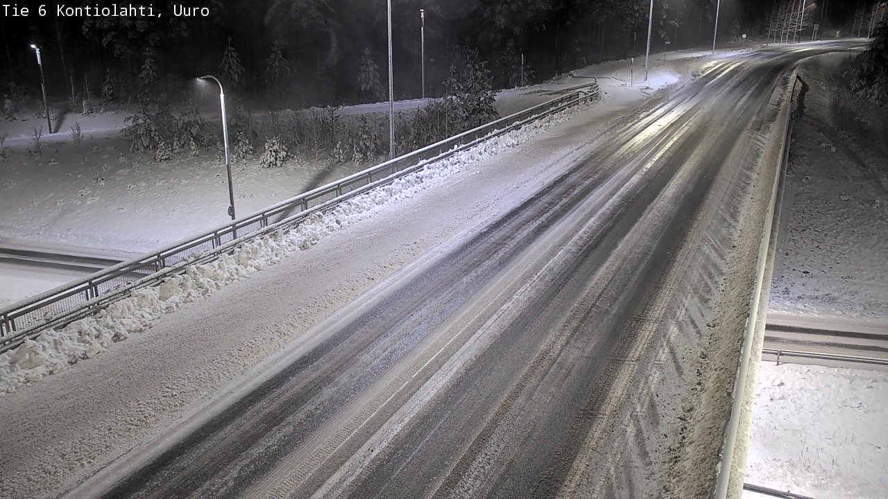 Weather Camera Image Väg 6 Kontiolax, Uuro, Kontiolahti, Pohjois-Karjala