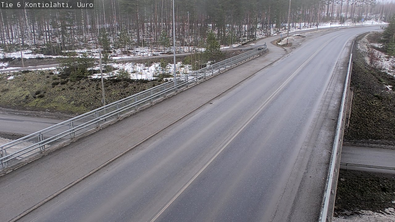 Weather Camera Image Väg 6 Kontiolax, Uuro, Kontiolahti, Pohjois-Karjala