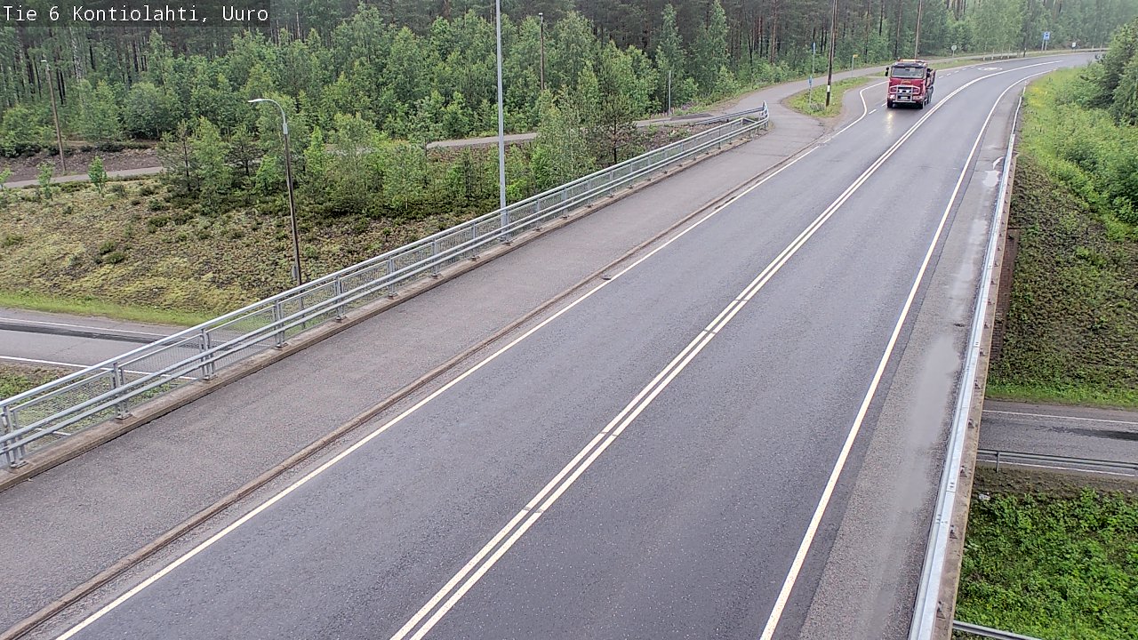 Weather Camera Image Road 6 Kontiolahti, Uuro, Kontiolahti, Pohjois-Karjala