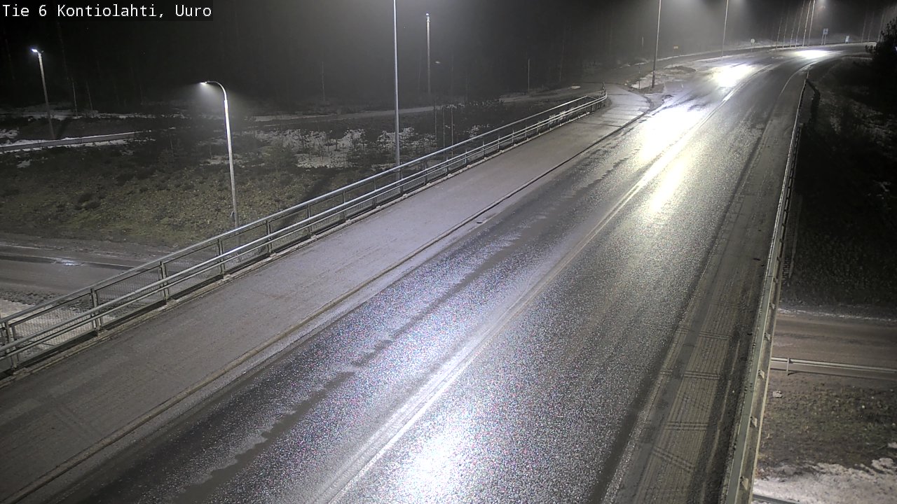 Weather Camera Image Väg 6 Kontiolax, Uuro, Kontiolahti, Pohjois-Karjala
