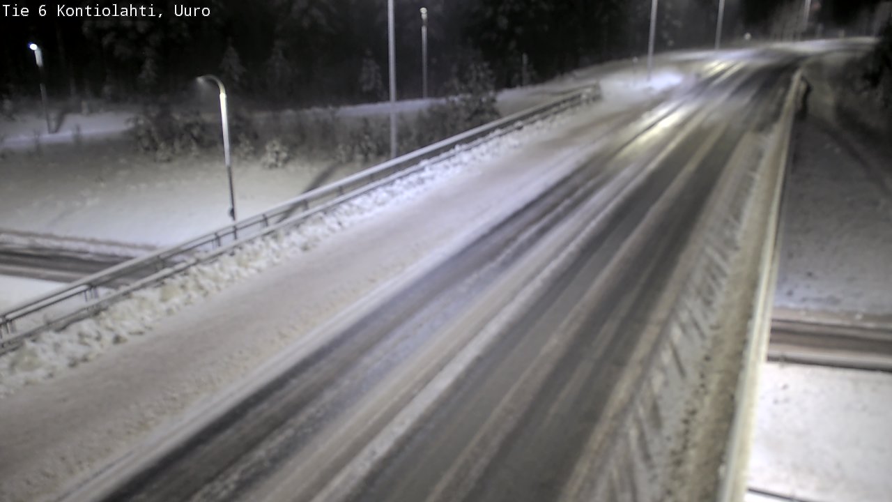 Weather Camera Image Väg 6 Kontiolax, Uuro, Kontiolahti, Pohjois-Karjala