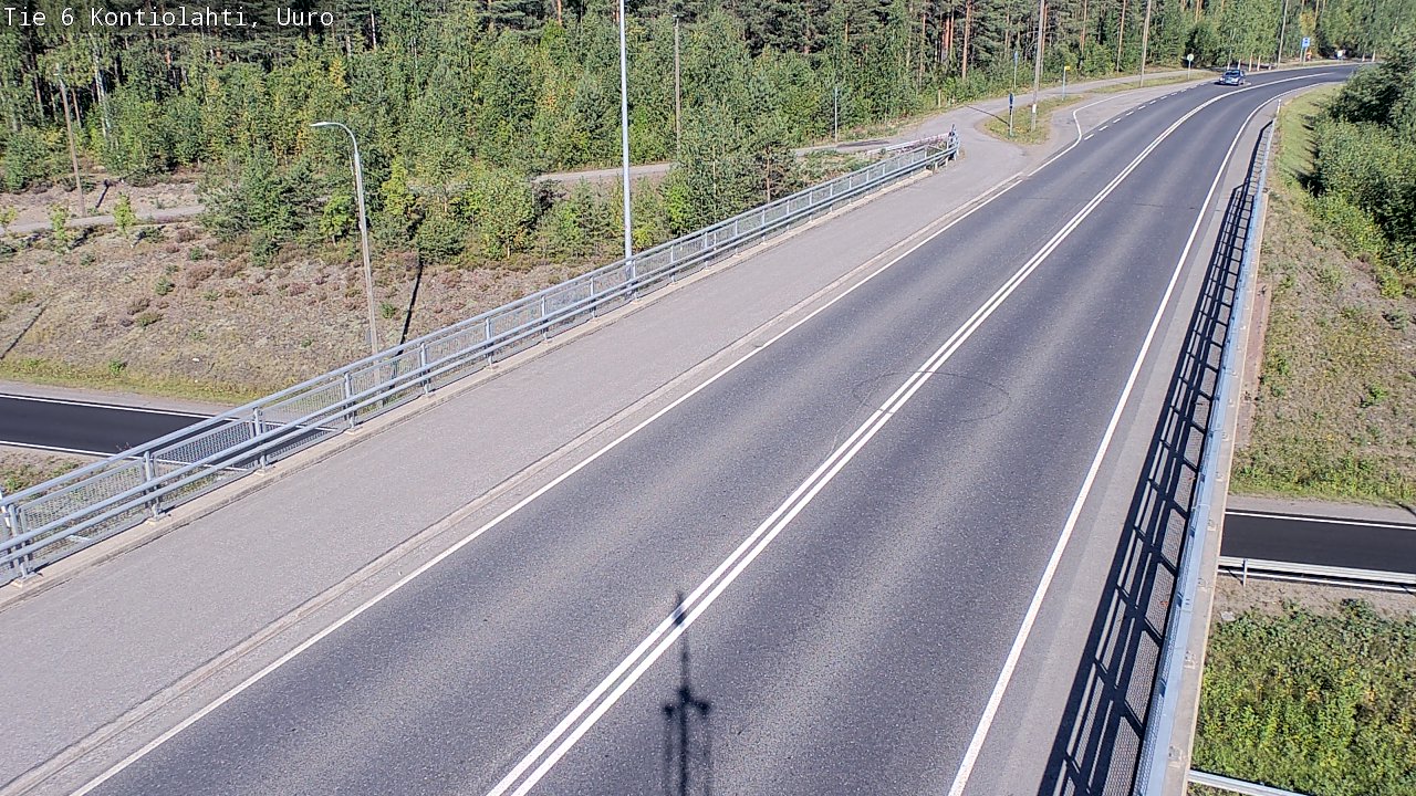 Weather Camera Image Road 6 Kontiolahti, Uuro, Kontiolahti, Pohjois-Karjala