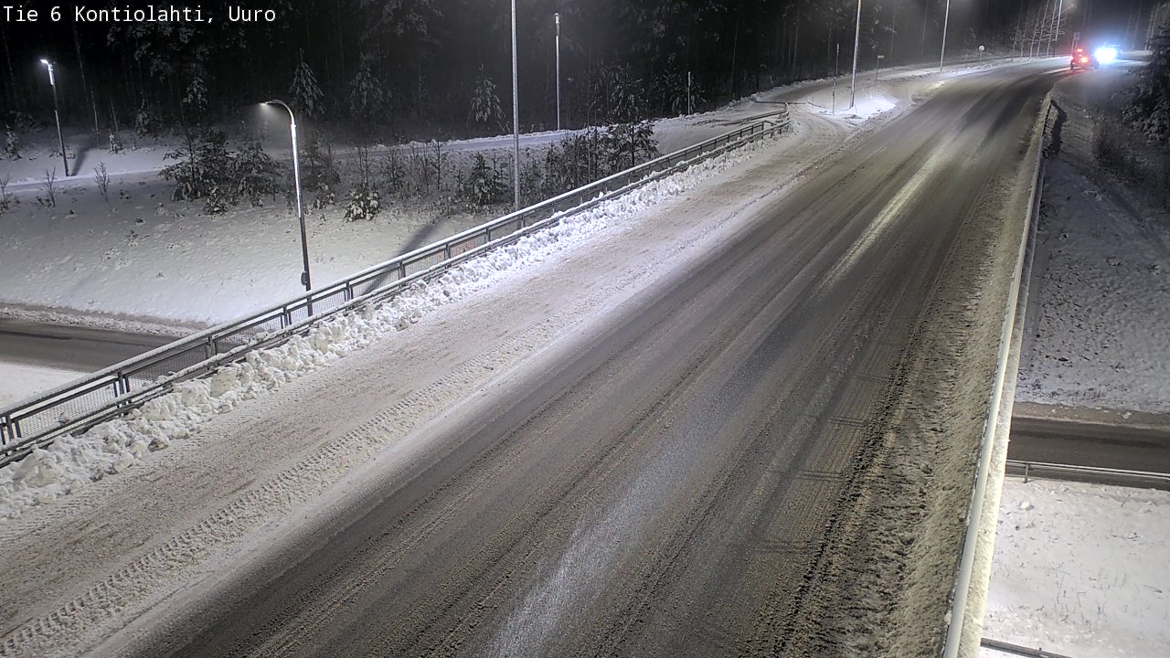 Weather Camera Image Väg 6 Kontiolax, Uuro, Kontiolahti, Pohjois-Karjala