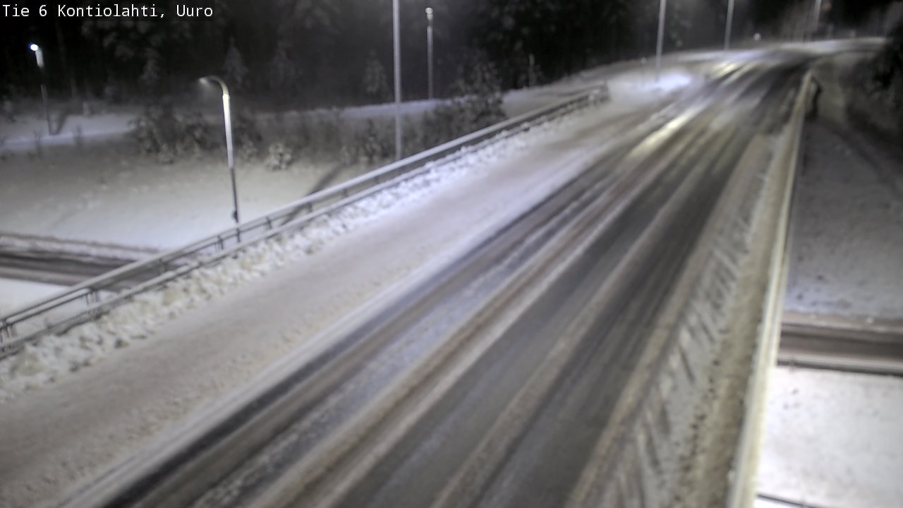 Weather Camera Image Väg 6 Kontiolax, Uuro, Kontiolahti, Pohjois-Karjala
