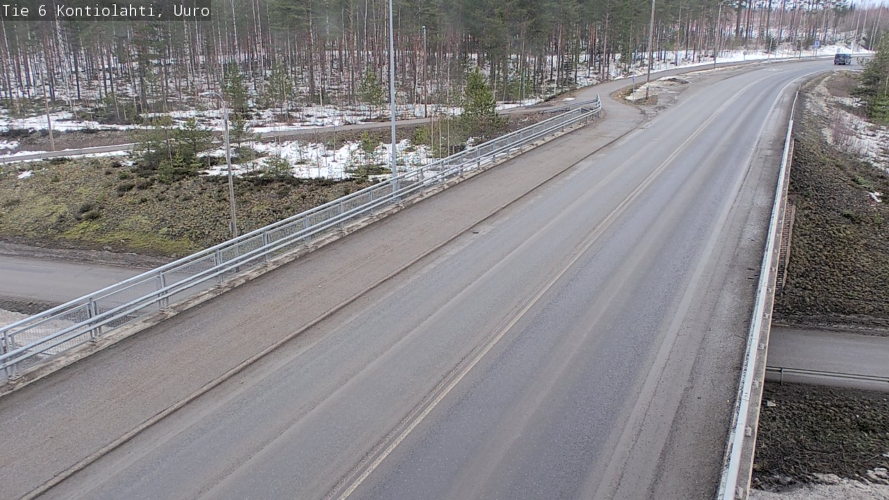 Weather Camera Image Väg 6 Kontiolax, Uuro, Kontiolahti, Pohjois-Karjala