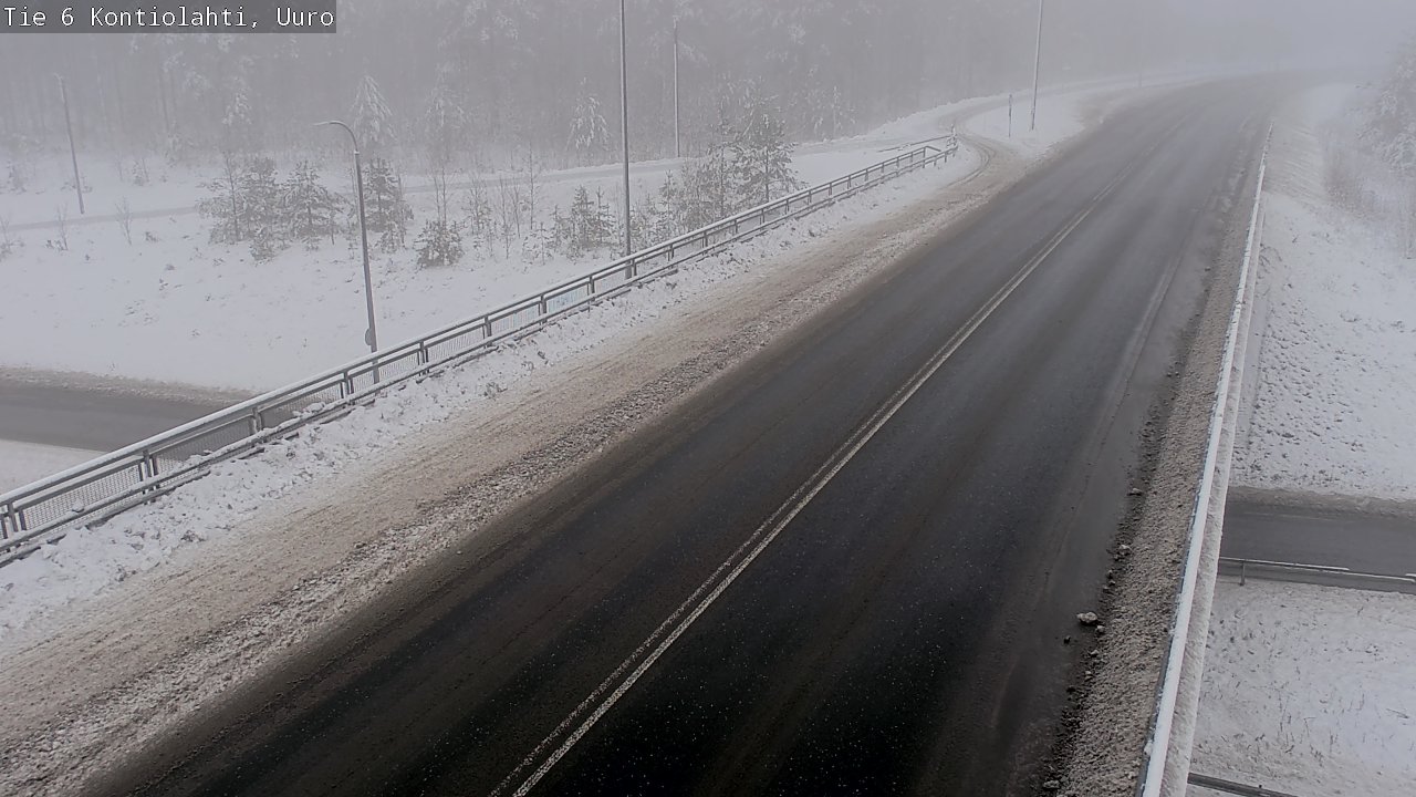 Weather Camera Image Väg 6 Kontiolax, Uuro, Kontiolahti, Pohjois-Karjala