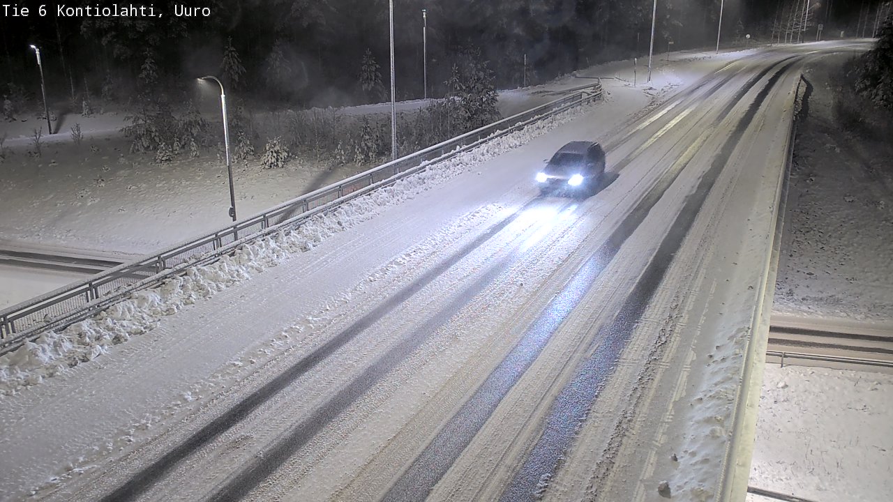 Weather Camera Image Väg 6 Kontiolax, Uuro, Kontiolahti, Pohjois-Karjala