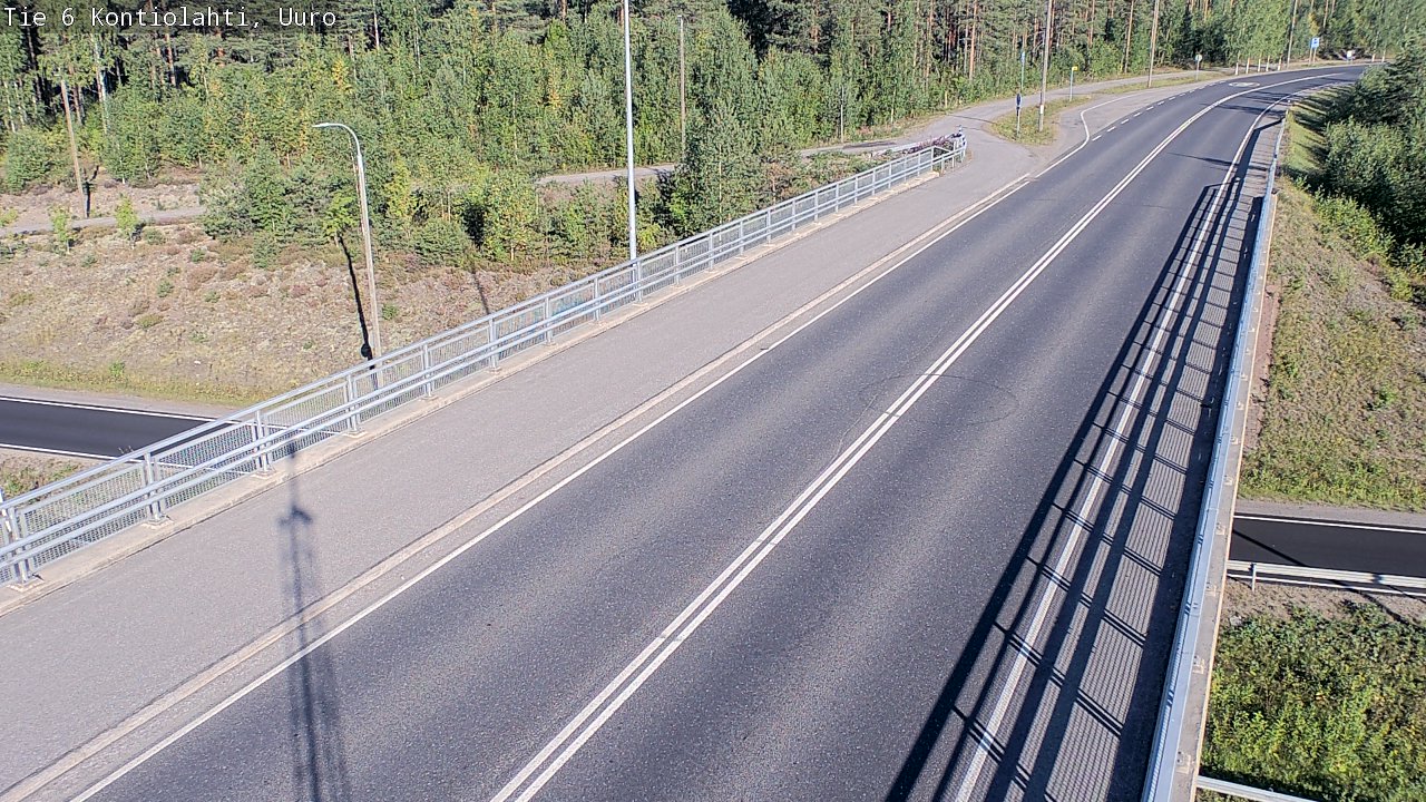 Weather Camera Image Road 6 Kontiolahti, Uuro, Kontiolahti, Pohjois-Karjala
