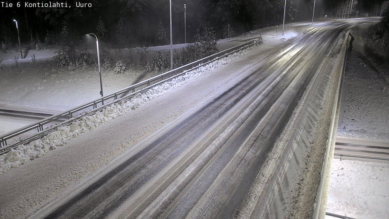 Weather Camera Image Väg 6 Kontiolax, Uuro, Kontiolahti, Pohjois-Karjala