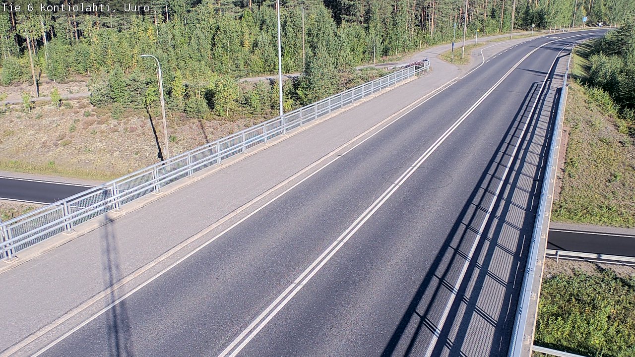 Weather Camera Image Road 6 Kontiolahti, Uuro, Kontiolahti, Pohjois-Karjala