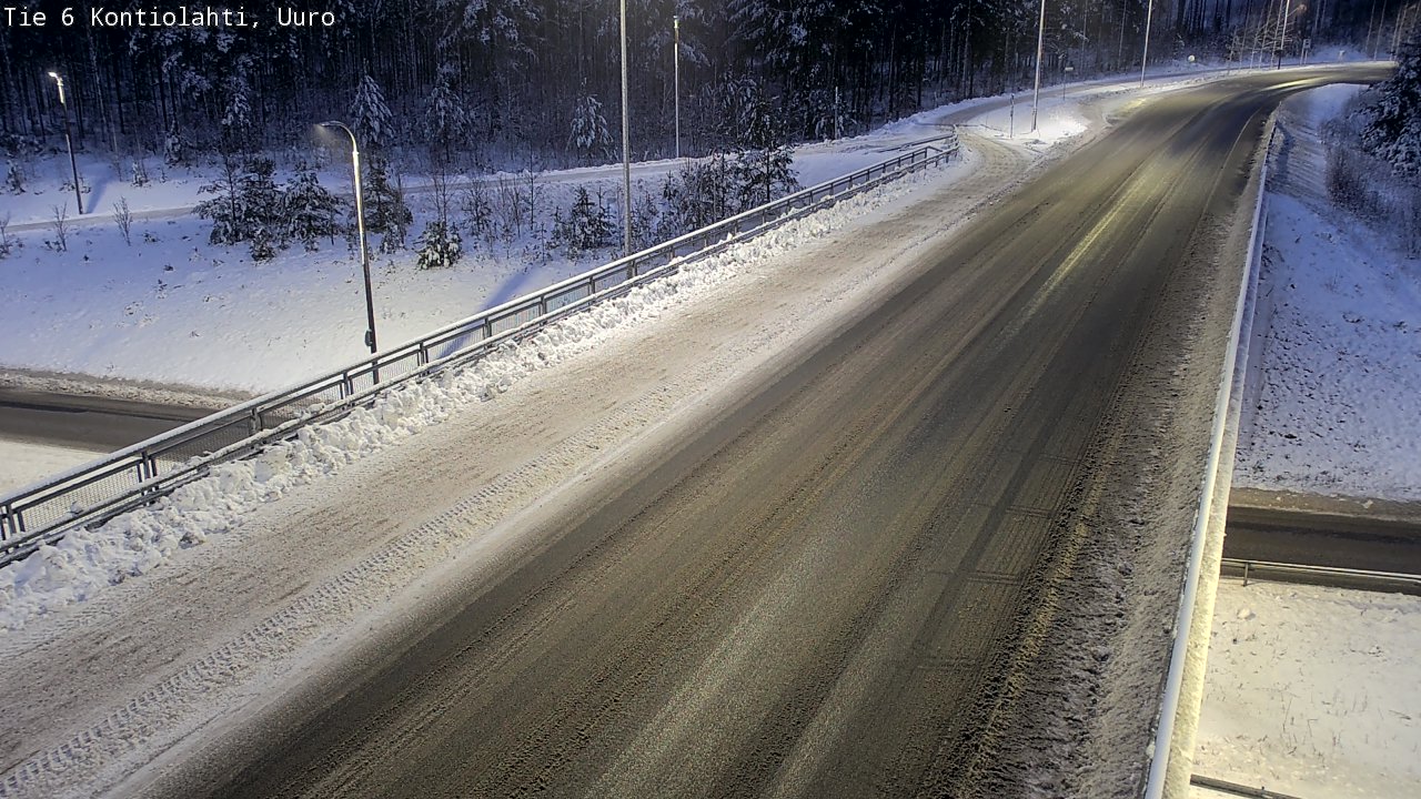 Weather Camera Image Väg 6 Kontiolax, Uuro, Kontiolahti, Pohjois-Karjala
