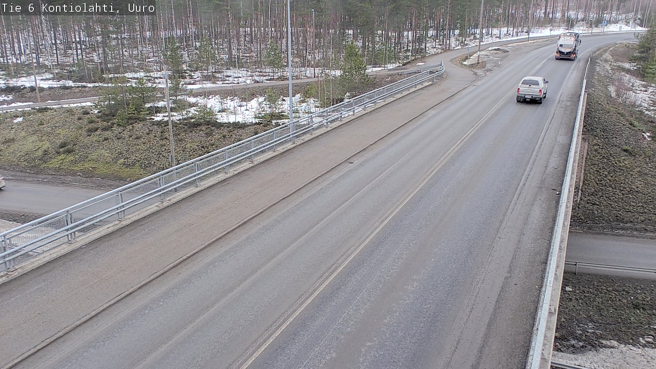 Weather Camera Image Väg 6 Kontiolax, Uuro, Kontiolahti, Pohjois-Karjala