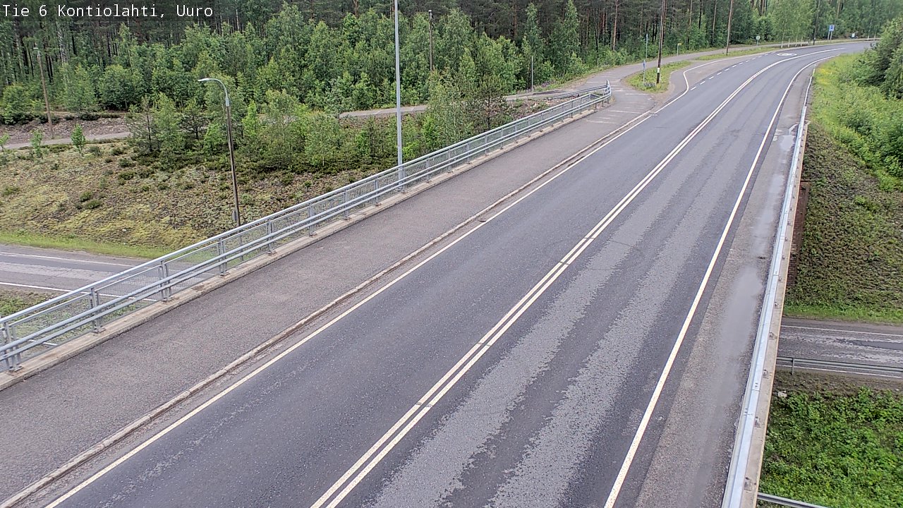 Weather Camera Image Väg 6 Kontiolax, Uuro, Kontiolahti, Pohjois-Karjala