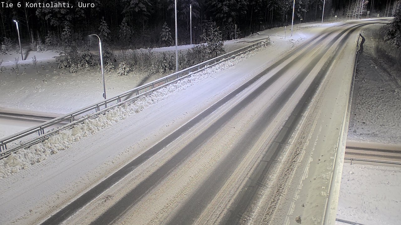 Weather Camera Image Väg 6 Kontiolax, Uuro, Kontiolahti, Pohjois-Karjala