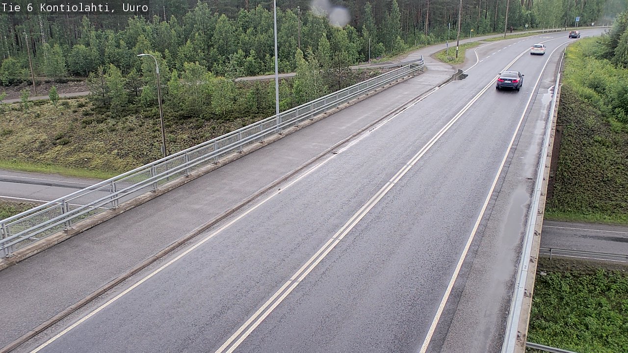 Weather Camera Image Väg 6 Kontiolax, Uuro, Kontiolahti, Pohjois-Karjala