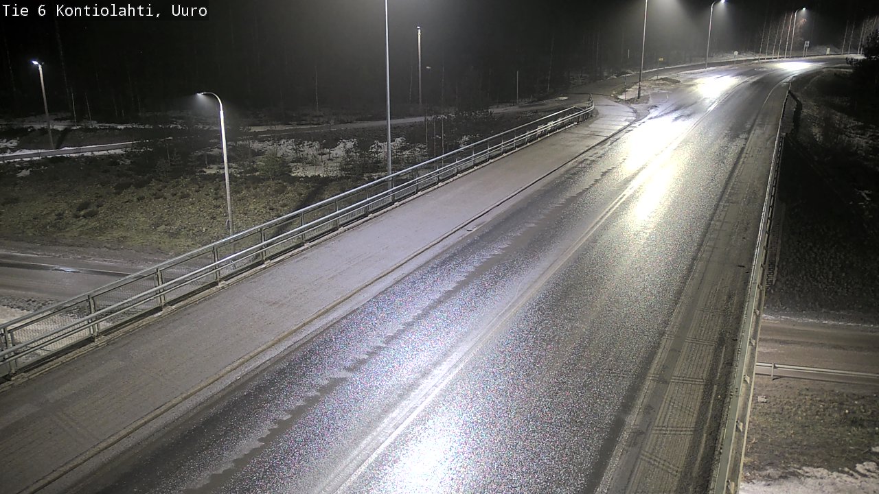 Weather Camera Image Väg 6 Kontiolax, Uuro, Kontiolahti, Pohjois-Karjala