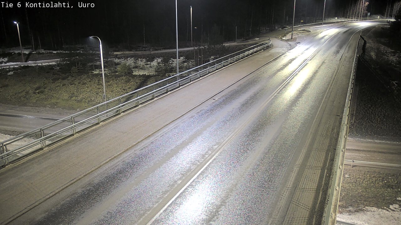 Weather Camera Image Väg 6 Kontiolax, Uuro, Kontiolahti, Pohjois-Karjala