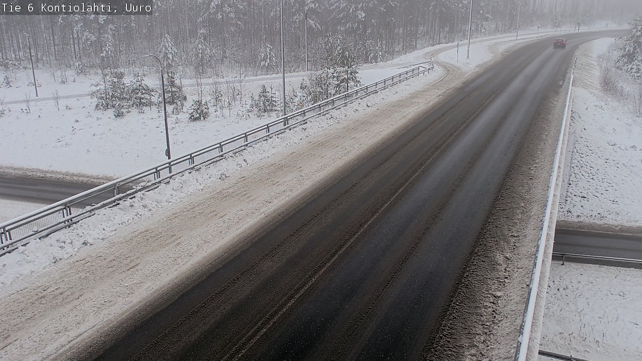 Weather Camera Image Väg 6 Kontiolax, Uuro, Kontiolahti, Pohjois-Karjala