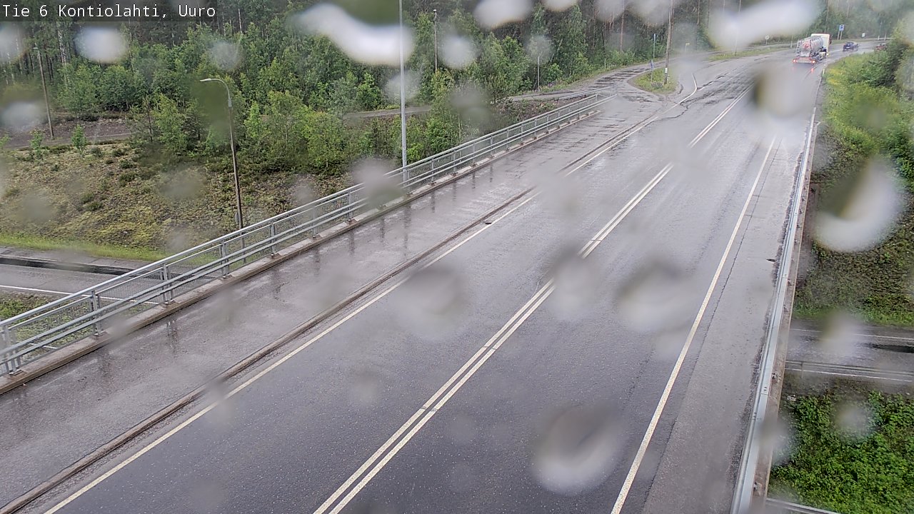 Weather Camera Image Väg 6 Kontiolax, Uuro, Kontiolahti, Pohjois-Karjala
