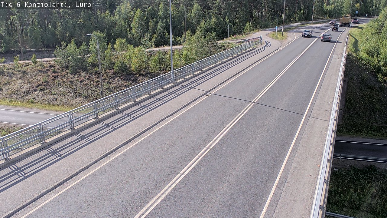 Kelikamerat Kuva Tie 6 Kontiolahti, Uuro, Kontiolahti, Pohjois-Karjala