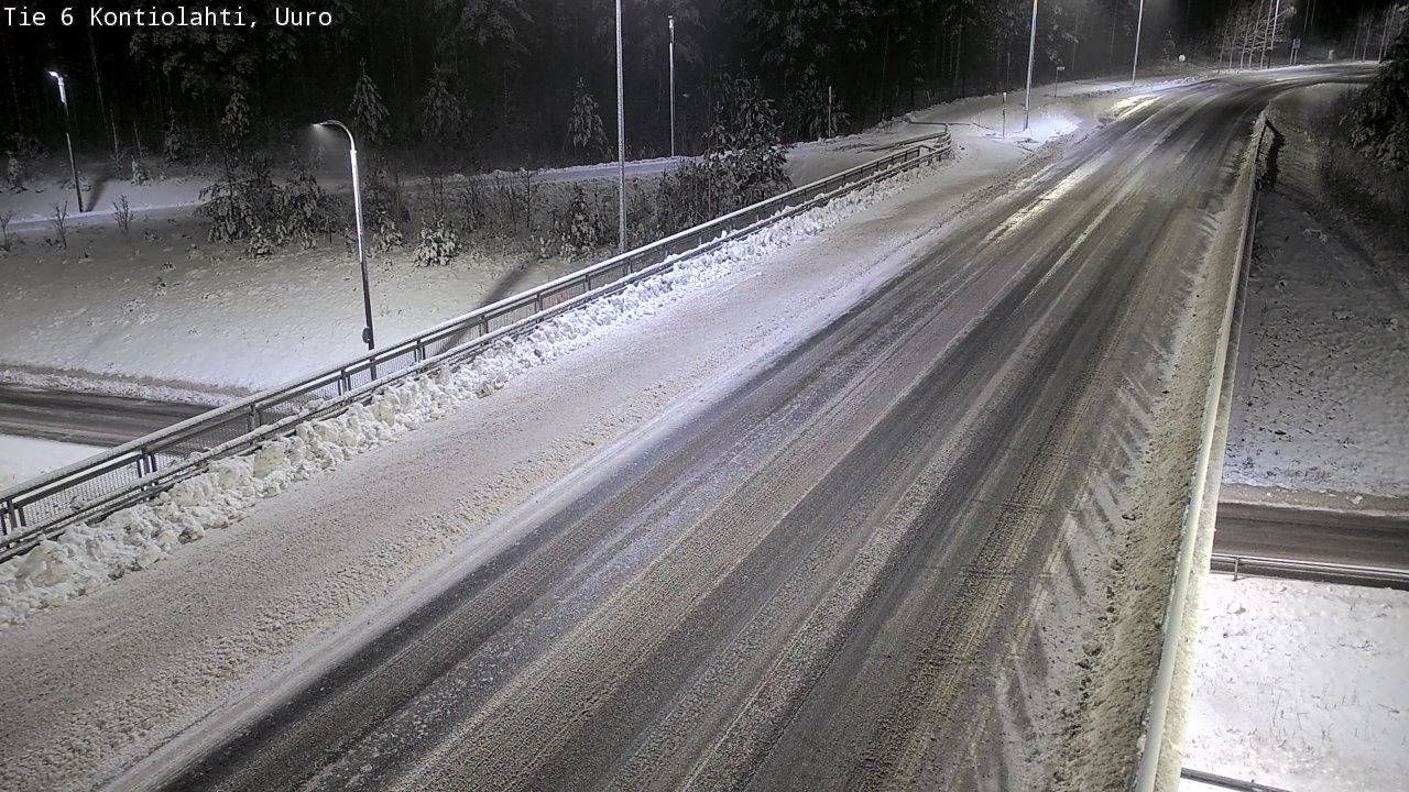 Weather Camera Image Väg 6 Kontiolax, Uuro, Kontiolahti, Pohjois-Karjala