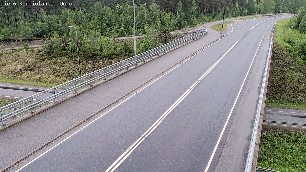 Weather Camera Image Väg 6 Kontiolax, Uuro, Kontiolahti, Pohjois-Karjala
